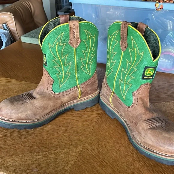 John Deere Boots ~ Size 6M Youth - Picture 3 of 5